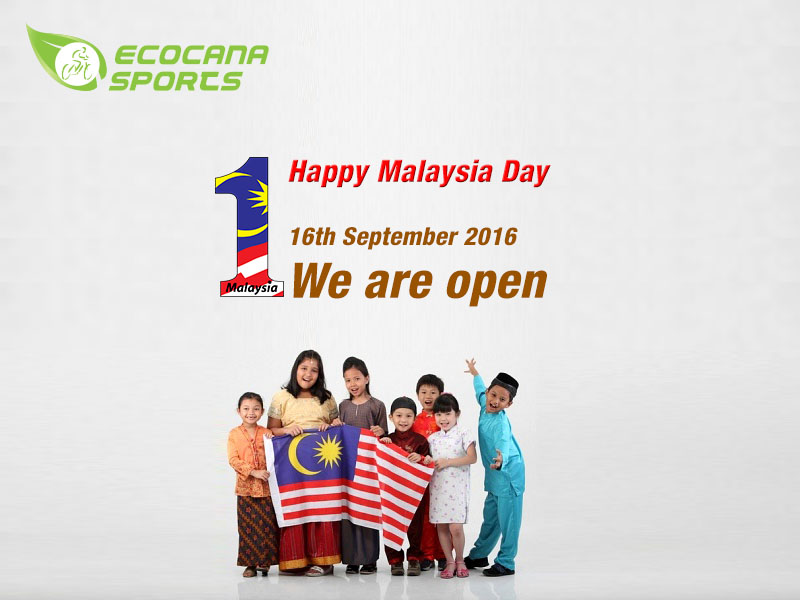 We are open at Hari Raya Haji & Malaysia day!